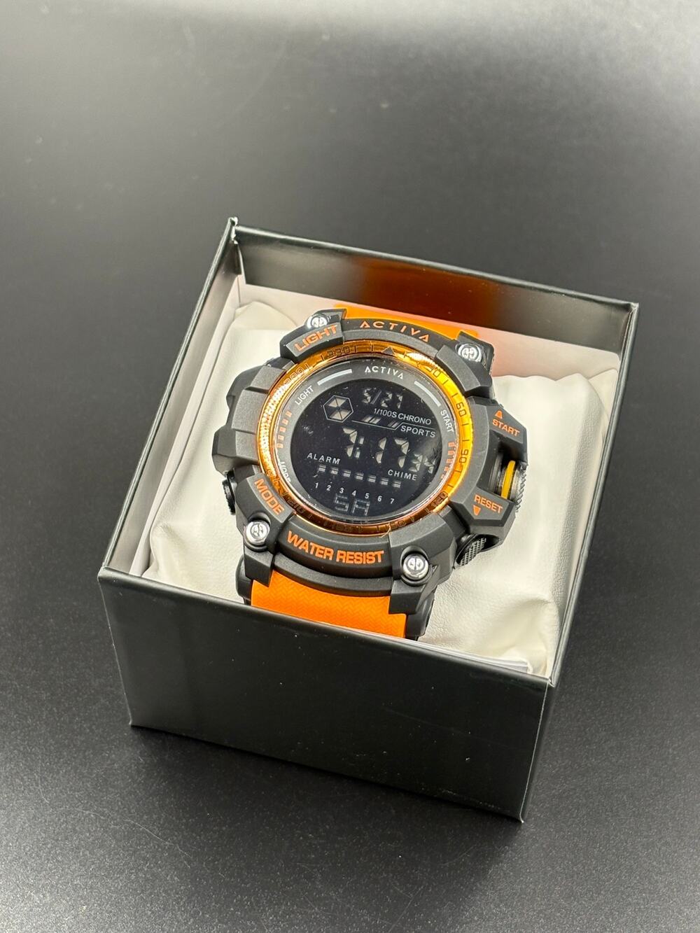 New Activa x Invicta Digital Sport Watch Model ACW8020-005 Orange and Black